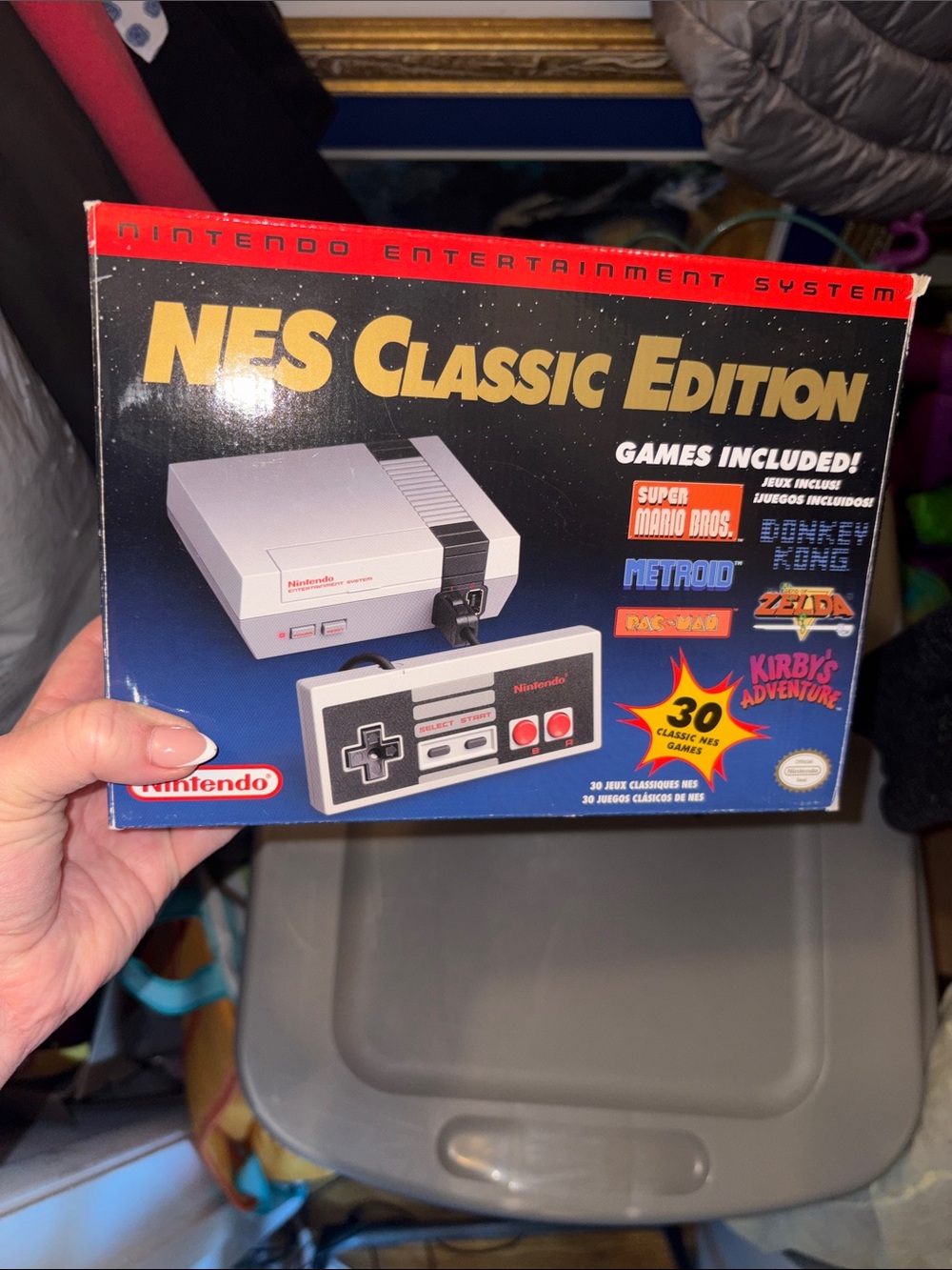 Nintendo NES Classic Edition Console - Black, Gray, Red Accents